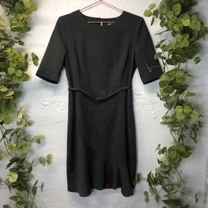 Ted Baker London Grey Wool Sheath Dress 2